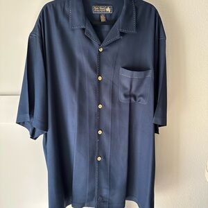 Nat Nast Aviator Design #153 Limited Edition Men’s Silk Button Down XXL VTG
